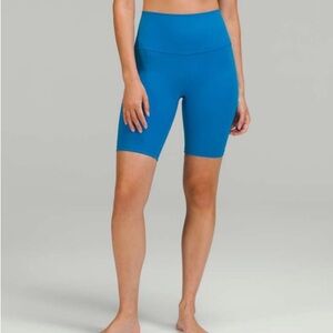 Lululemon 8 Align High-Rise Short 8" in Poolside Blue